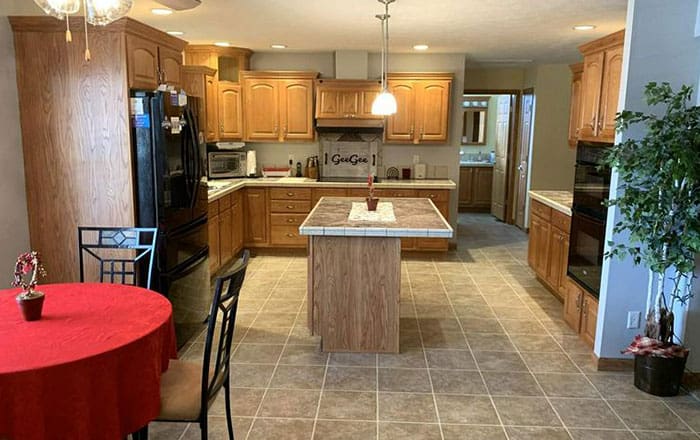 kitchen design at timber creek living in springfield illinois
